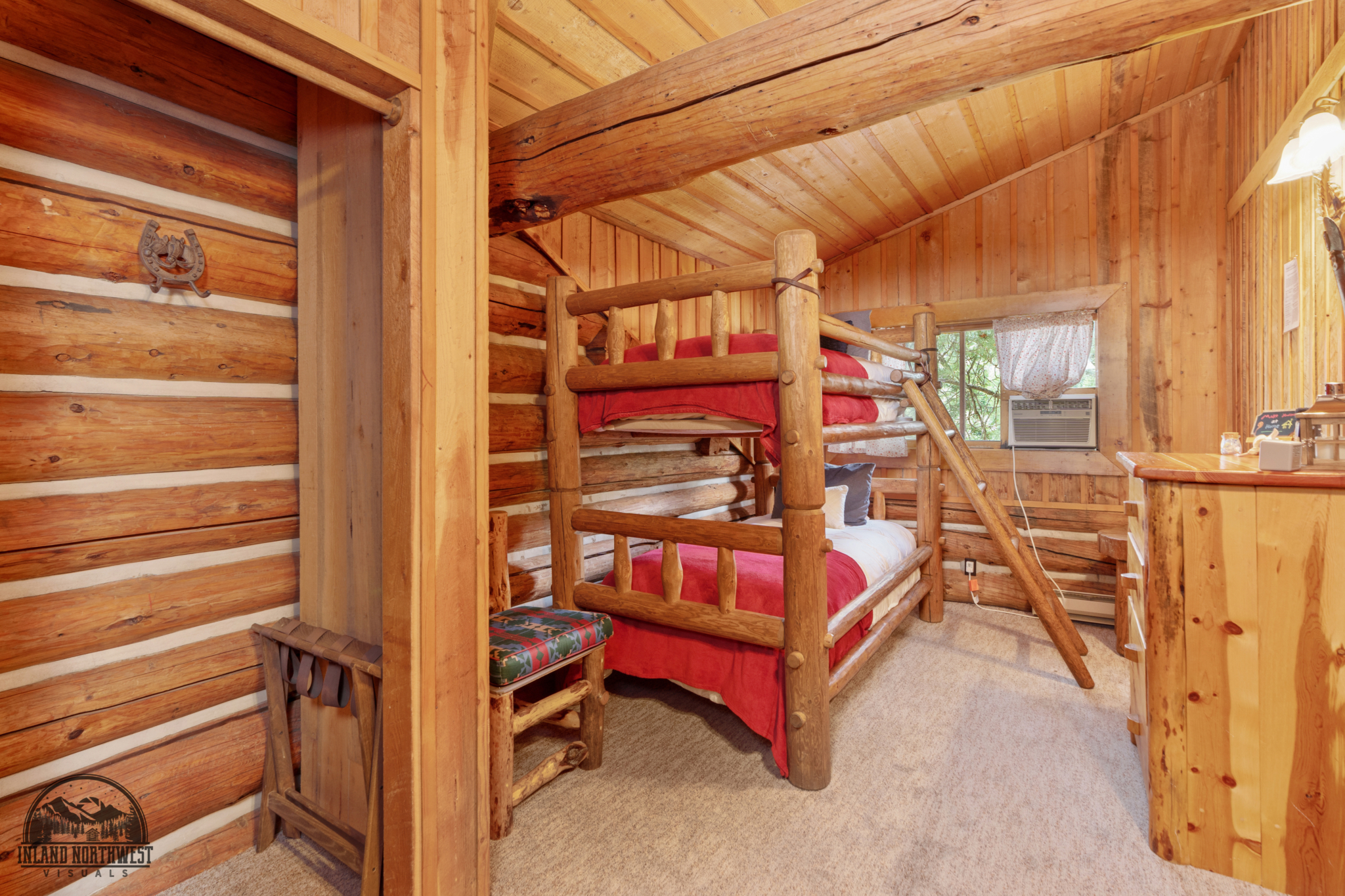 Suite bedroom with bunkbed.