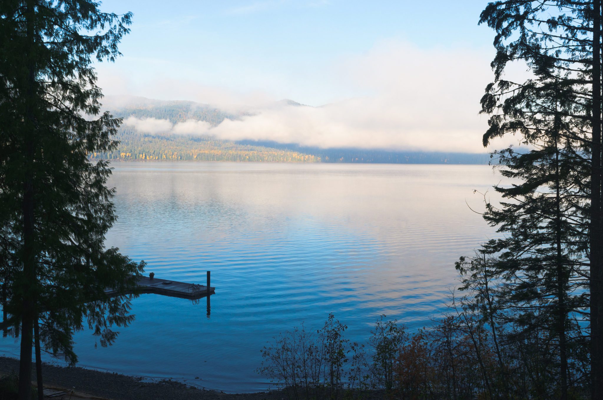 A scenic view of Priest Lake in the Idaho Panhandle.